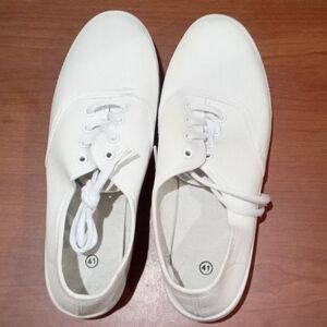 Keds White Low-Top Canvas Sneakers
